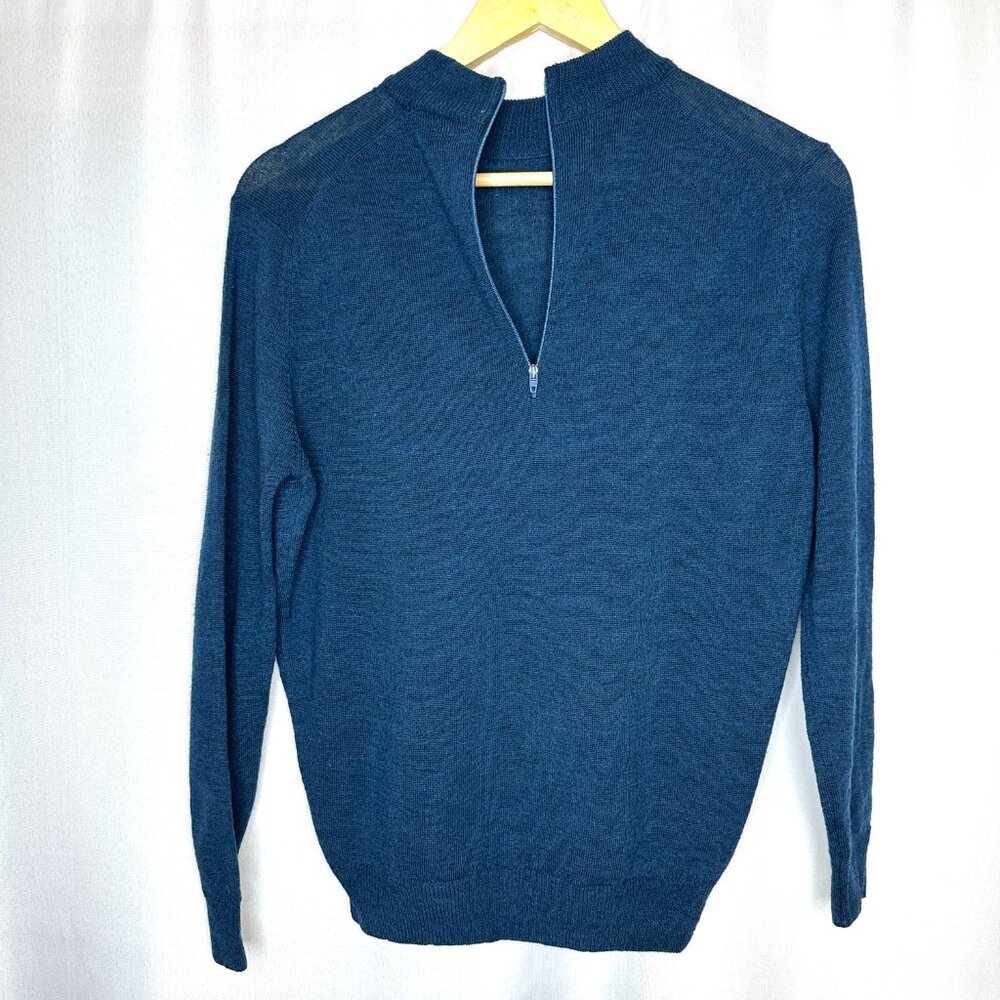 VTG Pendelton 100% Virgin Wool Mock Neck Sweater Made in USA Timeless, Sz 40/M‎ - Picture 3 of 5